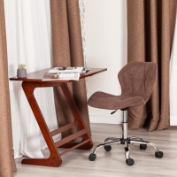 Кресло SELFI (флок коричневый 6) - Изображение 1